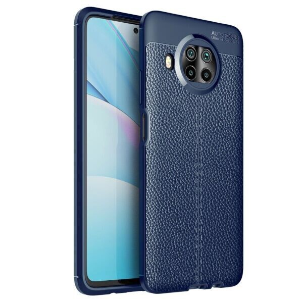 

Защитный чехол Deexe Leather Cover для Xiaomi Mi 10T Lite - Blue