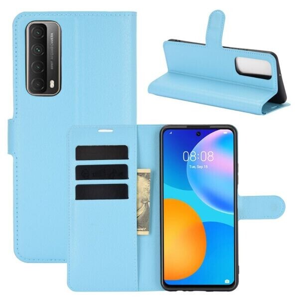 

Чехол-книжка Deexe Book Type для Huawei P Smart 2021 - Blue