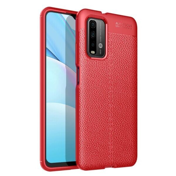 

Чехол Deexe Leather Cover для Xiaomi Redmi 9T - Red