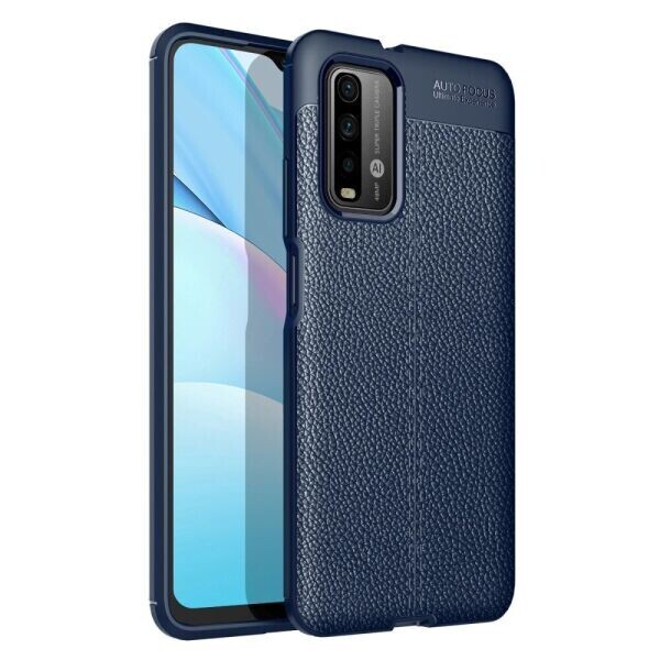 

Чехол Deexe Leather Cover для Xiaomi Redmi 9T - Dark Blue