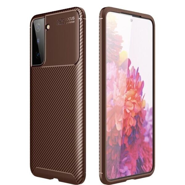 

Защитный чехол Deexe Fusion для Samsung Galaxy S21 - Brown
