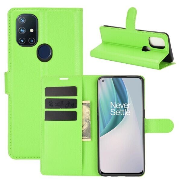 

Чехол-книжка Deexe Book Type для OnePlus Nord N10 - Green