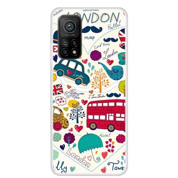 

Силиконовый (TPU) чехол Deexe Life Style для Xiaomi Mi 10T / Mi 10T Pro - Car