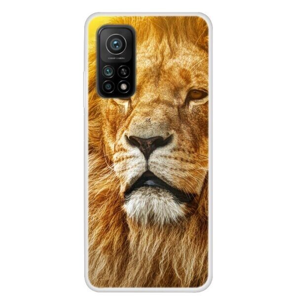 

Силиконовый (TPU) чехол Deexe Life Style для Xiaomi Mi 10T / Mi 10T Pro - Lion