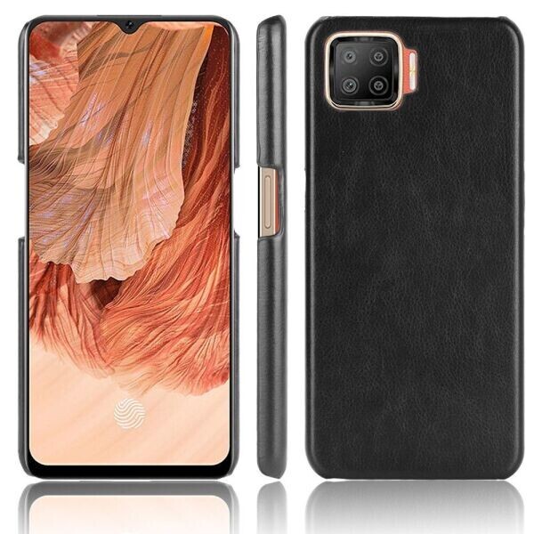 

Защитный чехол Deexe Leather Back Cover для OPPO A73 (2020) - Black