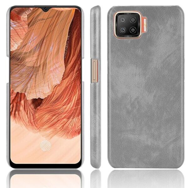 

Защитный чехол Deexe Leather Back Cover для OPPO A73 (2020) - Grey