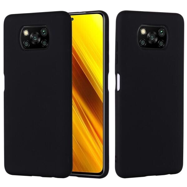 

Защитный чехол Deexe Silicone Case для Xiaomi Poco X3 - Black