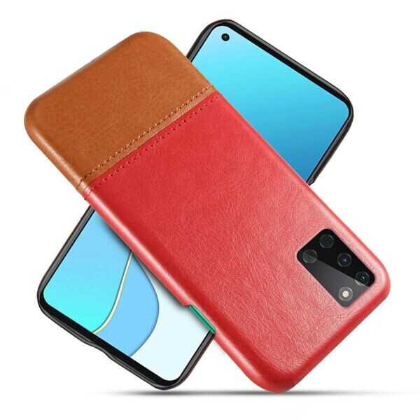 

Защитный чехол KSQ Dual Color для OnePlus 8T - Red / Light Brown