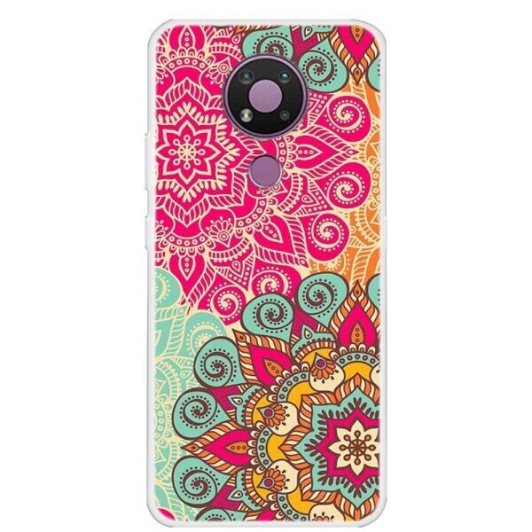 

Силиконовый (TPU) чехол Deexe Life Style для Nokia 3.4 - Mandala