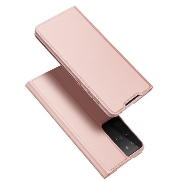 

Чехол-книжка DUX DUCIS Skin Pro для Samsung Galaxy S21 Ultra - Pink