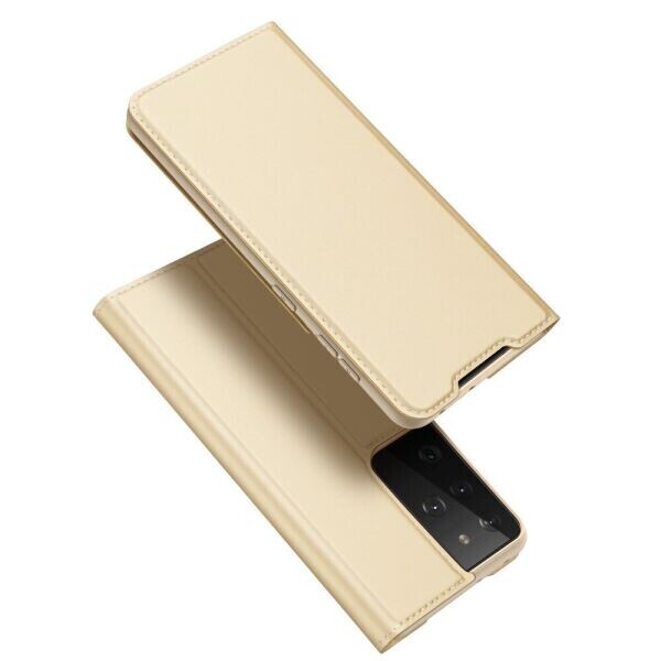 

Чехол-книжка DUX DUCIS Skin Pro для Samsung Galaxy S21 Ultra - Gold