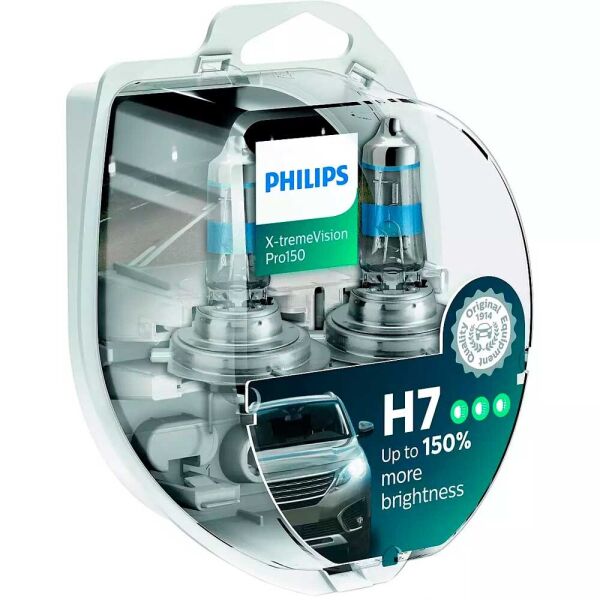 

Галогеновые лампы Philips H7 X-tremeVision Pro150 12972XVPS2 55W PX26d