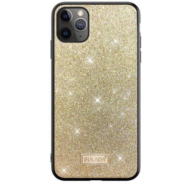 

Защитный чехол SULADA Dazzling Glittery для Apple iPhone 12 Pro Max - Gold