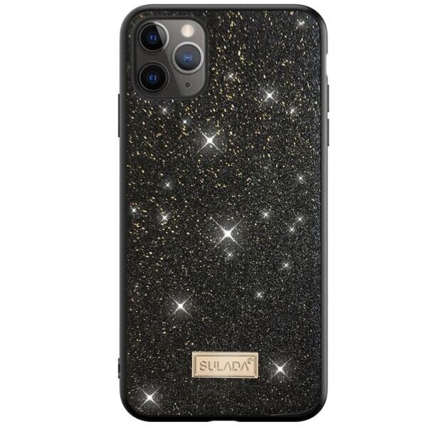 

Защитный чехол SULADA Dazzling Glittery для Apple iPhone 12 mini - Black