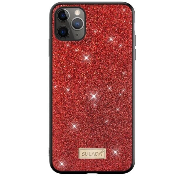 

Защитный чехол SULADA Dazzling Glittery для Apple iPhone 12 mini - Red