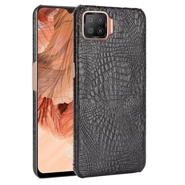 

Защитный чехол Deexe Croco Style для OPPO A73 (2020) - Black