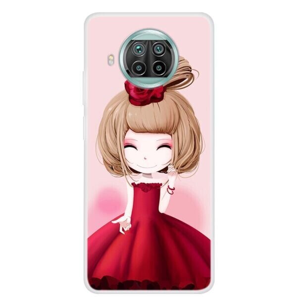

Силиконовый (TPU) чехол Deexe Life Style для Xiaomi Mi 10T Lite - Girl