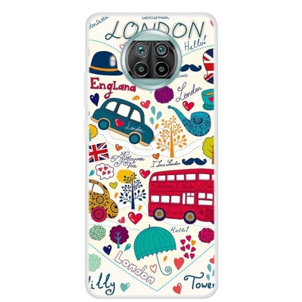 

Силиконовый (TPU) чехол Deexe Life Style для Xiaomi Mi 10T Lite - Car