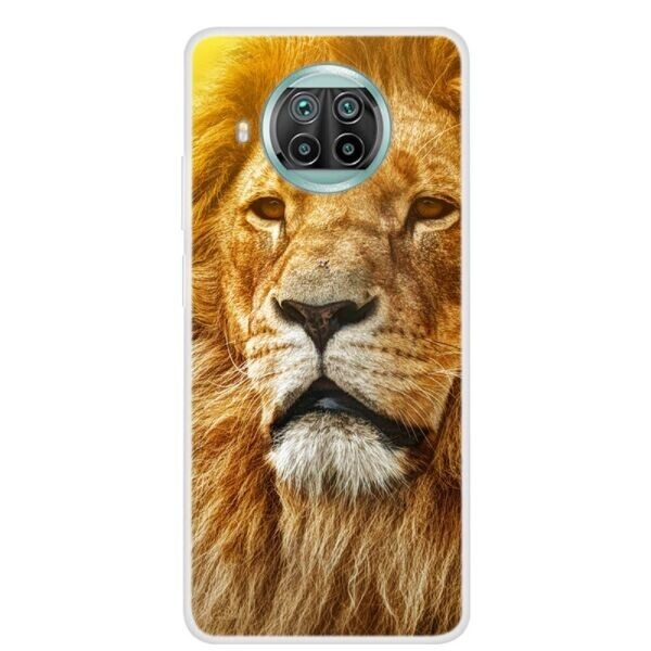 

Силиконовый (TPU) чехол Deexe Life Style для Xiaomi Mi 10T Lite - Lion