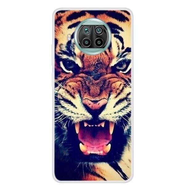 

Силиконовый (TPU) чехол Deexe Life Style для Xiaomi Mi 10T Lite - Tiger