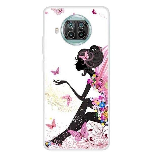 

Силиконовый (TPU) чехол Deexe Life Style для Xiaomi Mi 10T Lite - Beauty