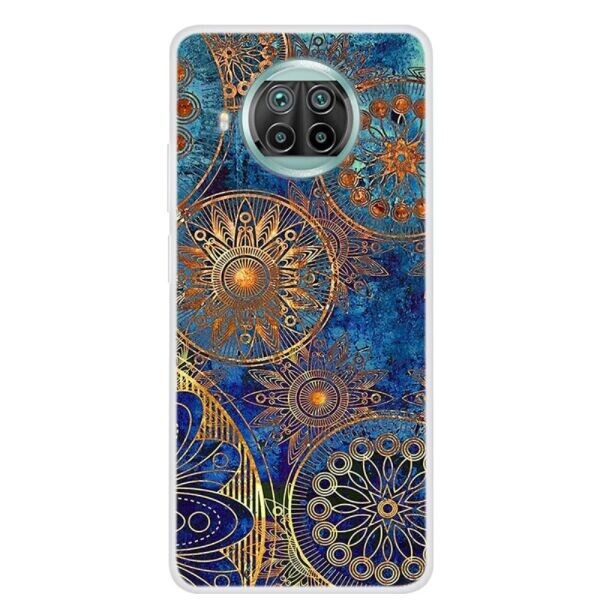 

Силиконовый (TPU) чехол Deexe Life Style для Xiaomi Mi 10T Lite - Gold Flower