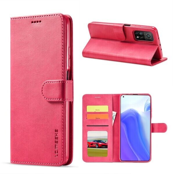 

Чехол LC.IMEEKE Wallet Case для Xiaomi Mi 10T / Mi 10T Pro - Rose