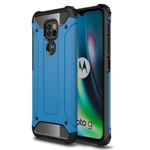 

Защитный чехол UniCase Rugged Guard для Motorola Moto G9 Play - Sky Blue