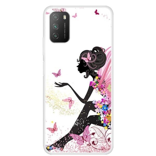 

Силиконовый (TPU) чехол Deexe Life Style для Xiaomi Poco M3 - Beautiful Girl