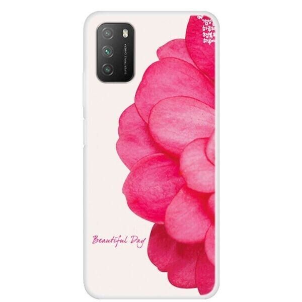 

Силиконовый (TPU) чехол Deexe Life Style для Xiaomi Poco M3 - Beautiful Flower