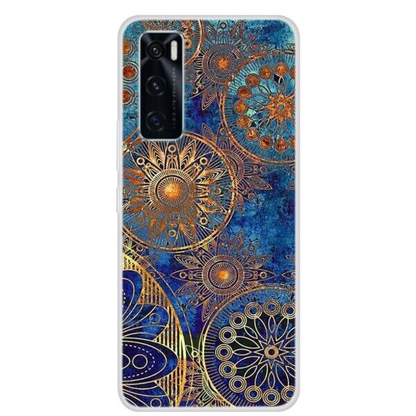 

Силиконовый (TPU) чехол Deexe Life Style для VIVO V20 SE - Flower Pattern