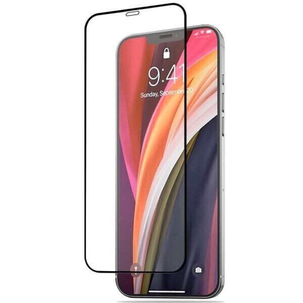

Защитное стекло AMORUS 3D Curved Full Glue для Apple iPhone 12 Pro Max - Black