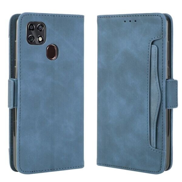 

Чехол-книжка Deexe Wallet Stand для ZTE Blade 20 - Blue