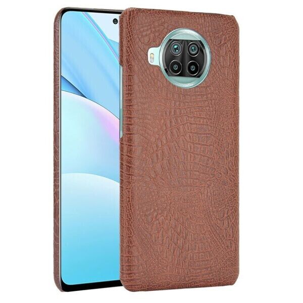 

Защитный чехол Deexe Croco Style для Xiaomi Mi 10T Lite - Brown