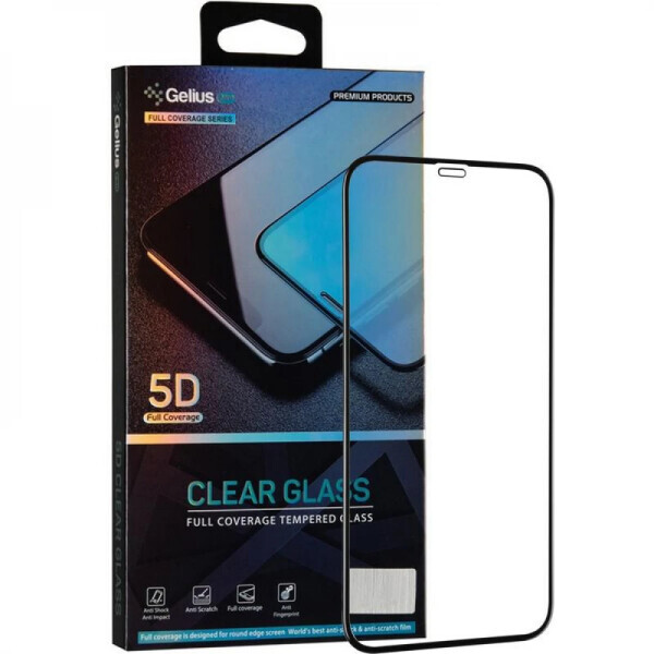 

Защитное стекло Gelius Pro 5D Full Glue для Apple iPhone 12 Pro Max - Black