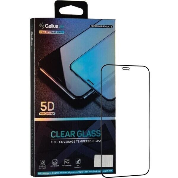 

Защитное стекло Gelius Pro 5D Full Glue для Apple iPhone 12 mini - Black