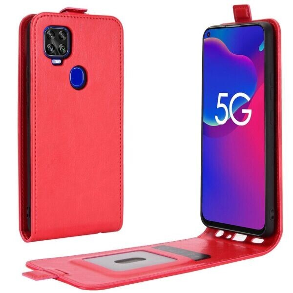 

Чехол Deexe Flip Case для ZTE Blade V2020 - Red