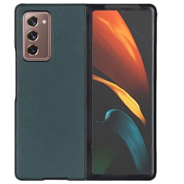 

Защитный чехол Deexe Leather Case для Samsung Galaxy Z Fold 2 - Green