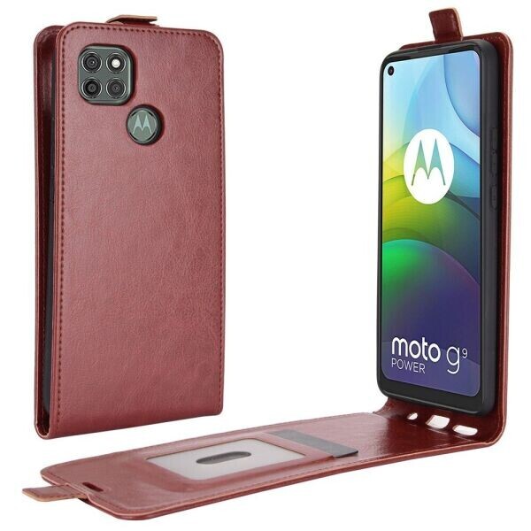 

Чехол Deexe Flip Case для Motorola Moto G9 Power - Brown