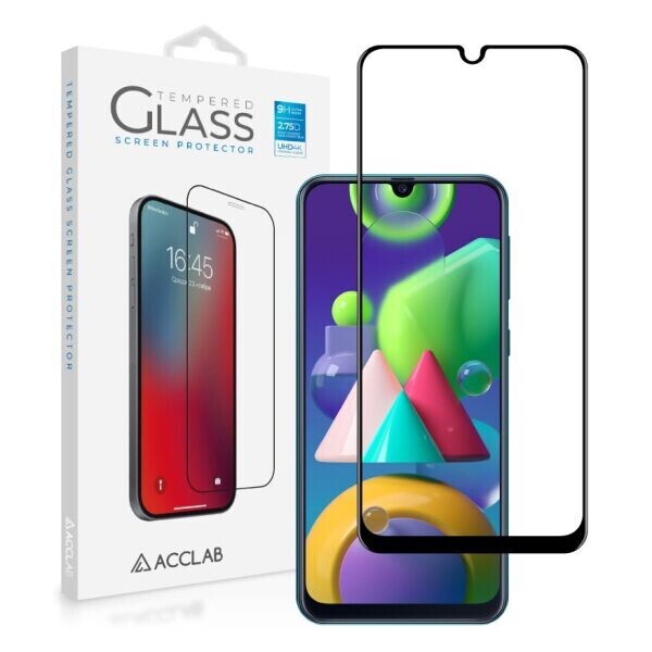 

Защитное стекло ACCLAB Full Glue для Samsung Galaxy M21 (M215) - Black
