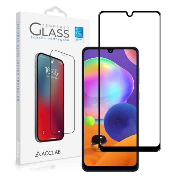 

Защитное стекло ACCLAB Full Glue для Samsung Galaxy A31 (A315) - Black