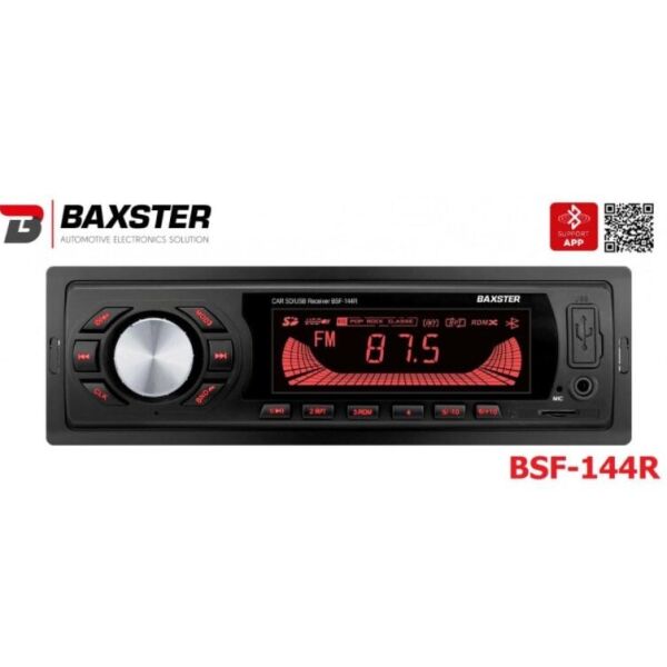 

Магнитола Baxster BSF-144 red