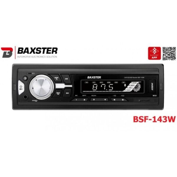 

Магнитола Baxster BSF-143 white
