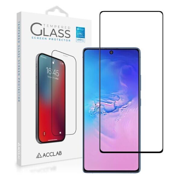 

Защитное стекло ACCLAB Full Glue для Samsung Galaxy S10 Lite (G770) - Black