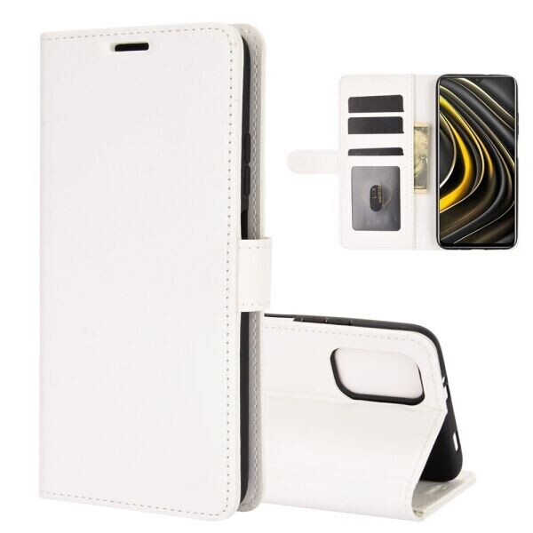 

Чехол-книжка Deexe Wallet Style для Xiaomi Poco M3 - White