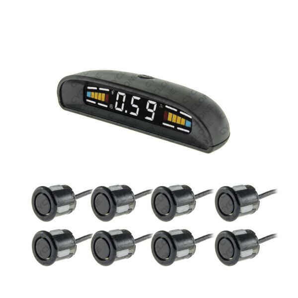 

Парктроник Cyclone SQ 8D Black (61590)
