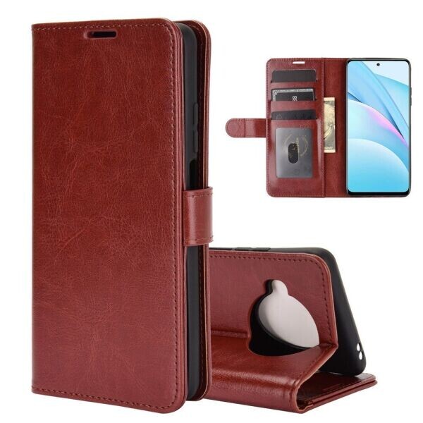 

Чехол-книжка Deexe Wallet Style для Xiaomi Mi 10T Lite - Brown