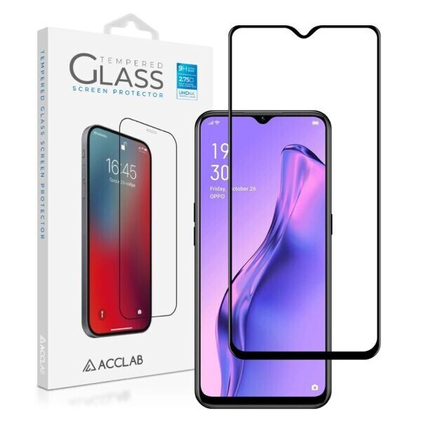 

Защитное стекло ACCLAB Full Glue для OPPO A31 - Black