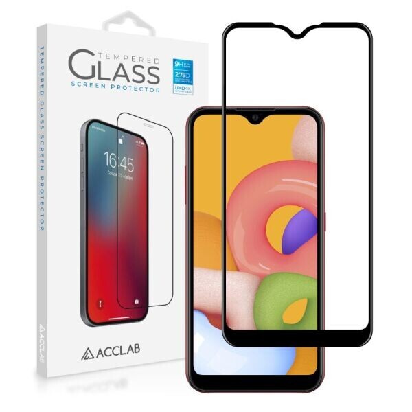 

Защитное стекло ACCLAB Full Glue для Samsung Galaxy A01 (A015) - Black