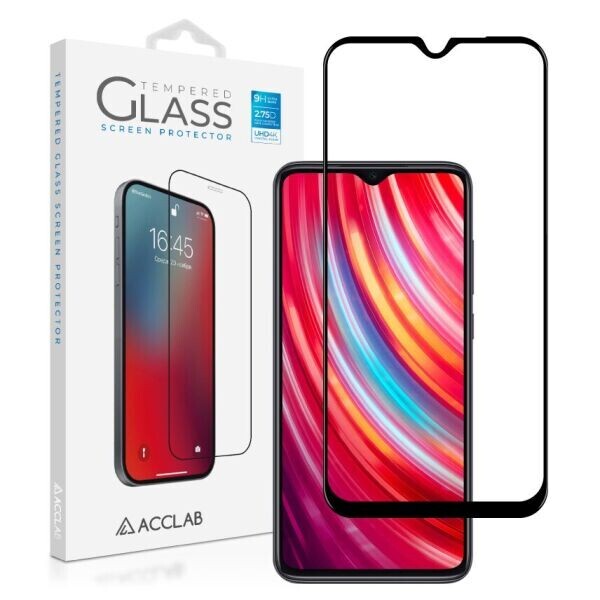 

Защитное стекло ACCLAB Full Glue для Xiaomi Redmi Note 8 Pro - Black